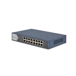 Hikvision DS-3E0516-E(B) e' uno switch di rete Gigabit con 16 porte GLAN