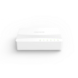 Hikvision DS-3E0508D-E è uno switch di rete Gigabit con 8 porte.