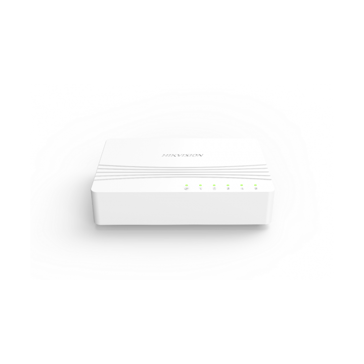 Hikvision DS-3E0508D-E è uno switch di rete Gigabit con 8 porte.