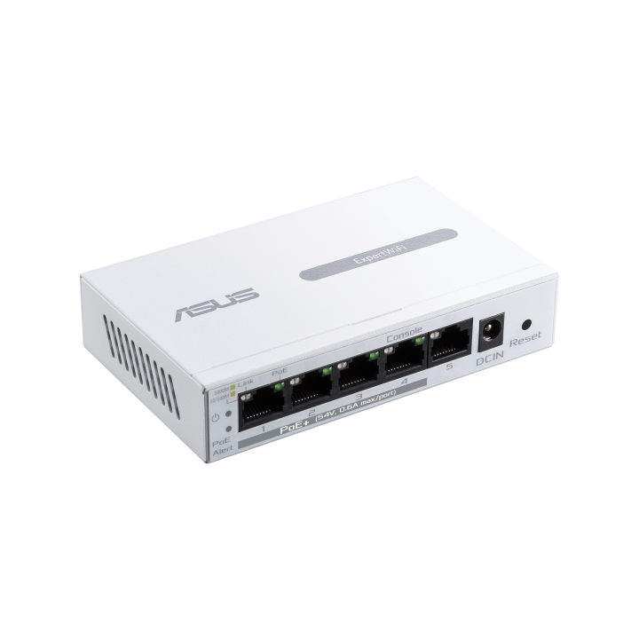 Asus ExpertWiFi EBP15 è uno Switch Managed con 5 porte.