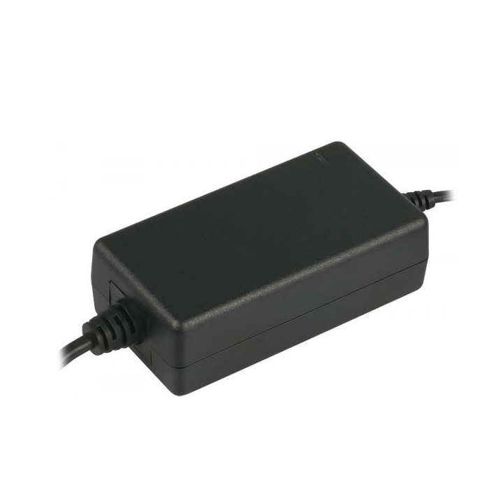 FSP Fortron modello FSP-CAR65 un trasformatore di corrente per sistemi Notebook. Comprende un set di 9 attacchi diversi, per ad