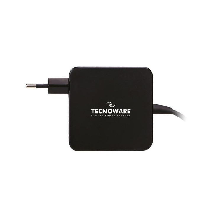 Tecnoware FAU17563 Alimentatore Notebook 65W 5V/3A 9V/3A 12V/3A 15V/3A 20V/3.25A USB-C