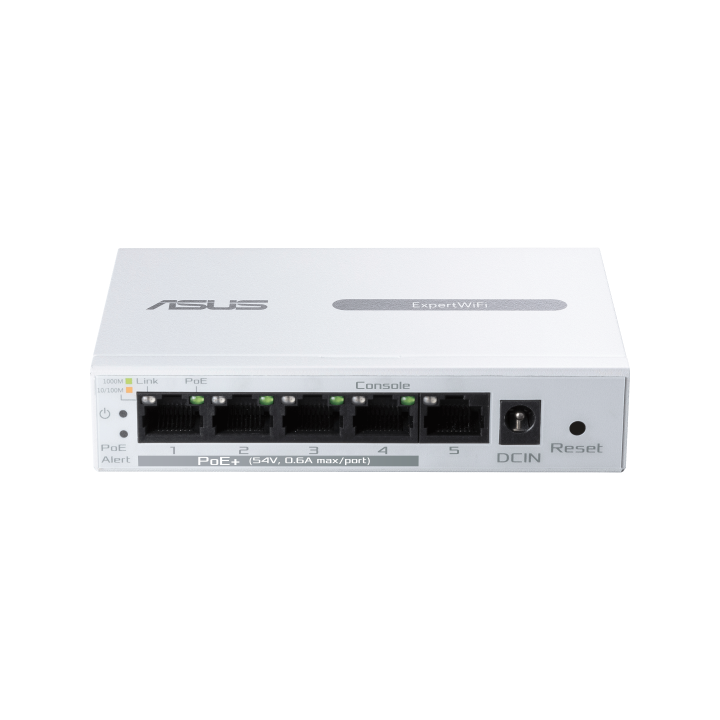 Asus ExpertWiFi EBP15 è uno Switch Managed con 5 porte.