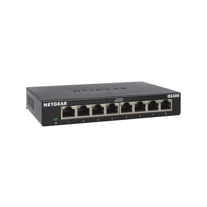 Gli Switch Unmanaged Ethernet SOHO di NETGEAR assicurano una connessione di rete immediata e conveniente per gli ambienti domes