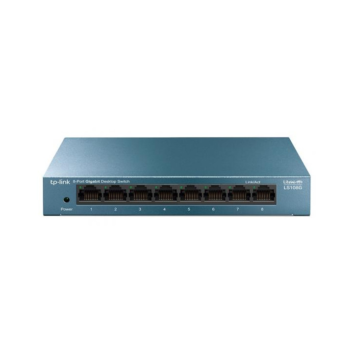 TP-Link LS108G è uno switch di rete Gigabit con 8 porte.