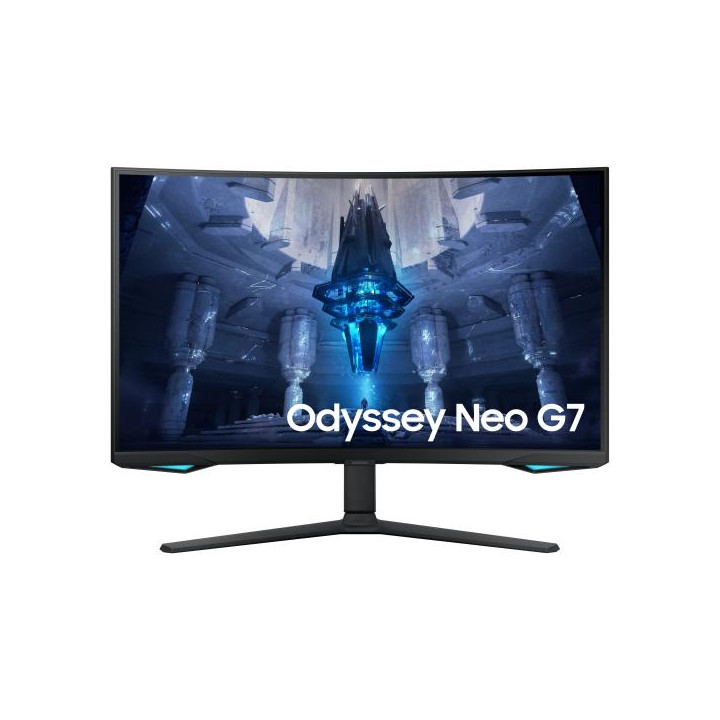 Samsung Odyssey Neo G7 è un Monitor da Gaming curvo da 32" VA e Tecnologia Mini LED con risoluzione 4K UHD e frequenza di aggio