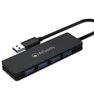 Atlantis Land P014-UH340 e' un adattatore USB-A a 4 USB 3.0