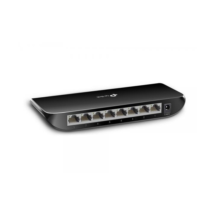 Lo Switch Desktop Gigabit 8-Porte TP-Link TL-SG1008D rappresenta un modo semplice per effettuare la transizione della rete cabl