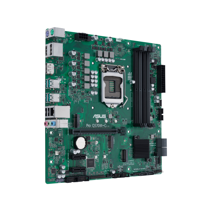 Asus Pro Q570M-C CSM e' una scheda madre su base Intel con supporto per processori con socket 1200. Supporta fino a 4 slot di R