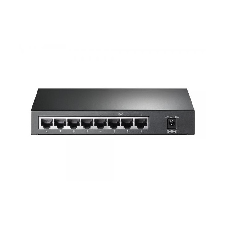 TP-Link TL-SG1008P è uno switch di rete Smart Gigabit con 8 porte GLAN di cui 4 PoE.