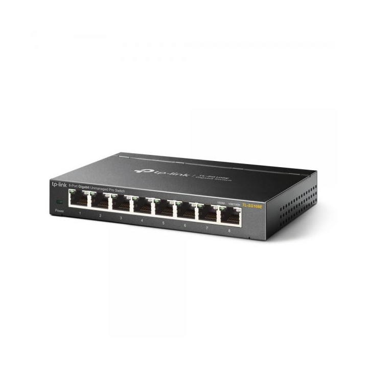 TP-Link TL-SG108E è uno switch di rete Smart Gigabit con 8 porte GLAN.