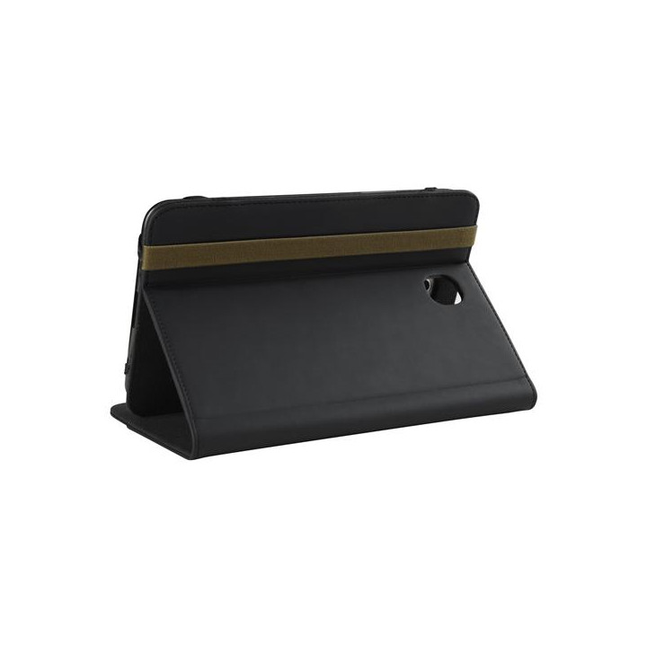 Una custodia per tablet in similpelle liscia, che offre protezione completa al vostro Galaxy Tab. Questa custodia a libro si co