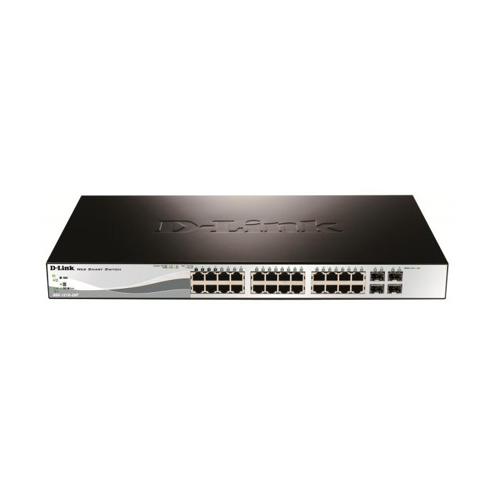 D-Link DGS-1210-28P. Tipo interruttore: Managed network switch, Livello del commutatore: L2. Standard di rete: IEEE 802.3,IEEE 