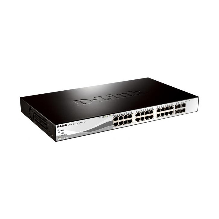 D-Link DGS-1210-28P. Tipo interruttore: Managed network switch, Livello del commutatore: L2. Standard di rete: IEEE 802.3,IEEE 