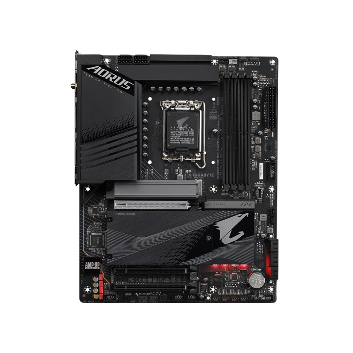 Gigabyte Z790 AORUS ELITE AX e' una scheda madre con chipset Intel Z790, 4 slot di RAM DDR5 e 4 slot M.2
