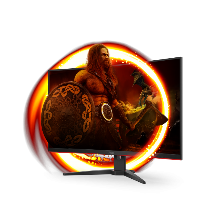AOC C32G2ZE e' un monitor curvo con una risoluzione FullHD e frequenza di aggiornamento di 240Hz