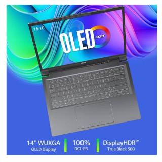 Il notebook Acer Aspire 14 AI offre prestazioni elevate con un design elegante, ideale per produttività e intrattenimento. Dota