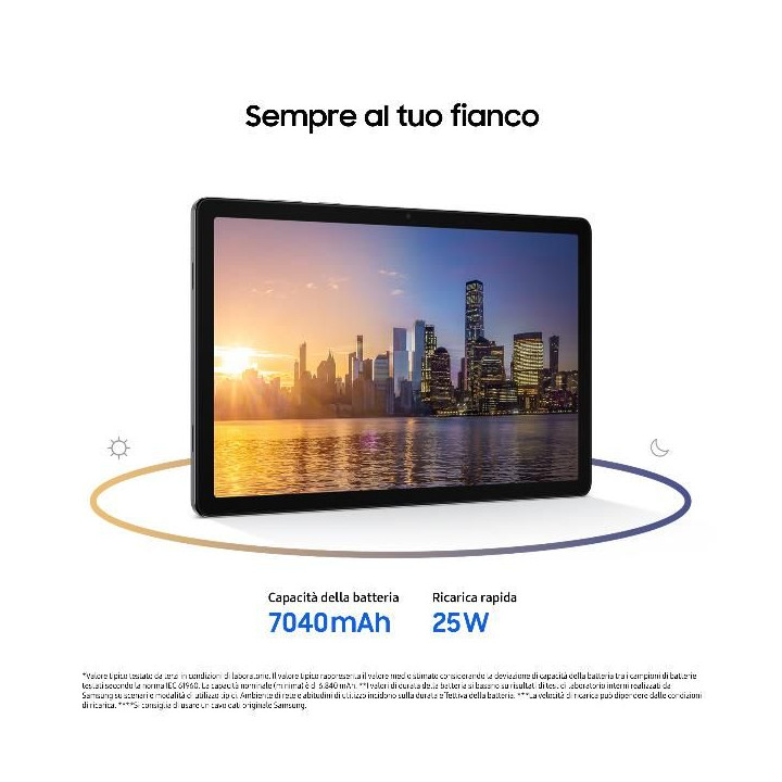 Samsung Galaxy Tab A11+ offre un design elegante e prestazioni ottimali grazie a un potente processore. Ampia memoria da 128 GB