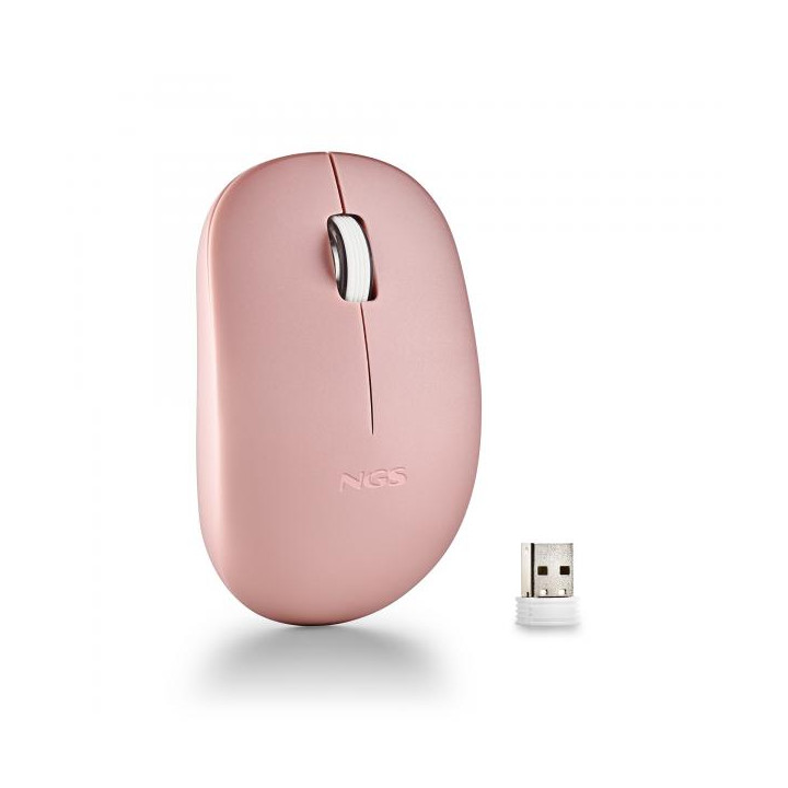 NGS Mouse Wireless Fog Pro 1000dpi 2tasti Pink