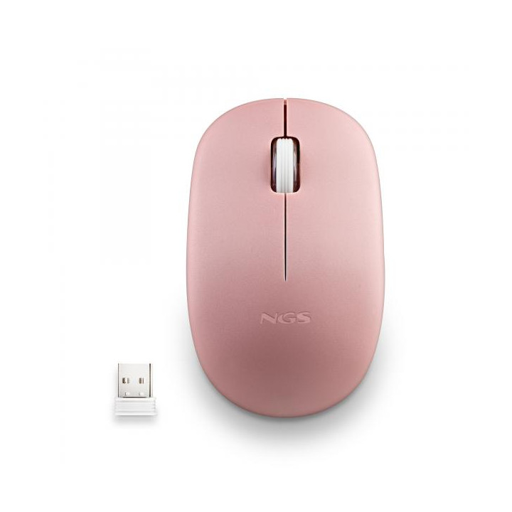 NGS Mouse Wireless Fog Pro 1000dpi 2tasti Pink