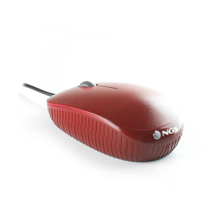 NGS Mouse Wired Flame 1000dpi 3 tasti Red