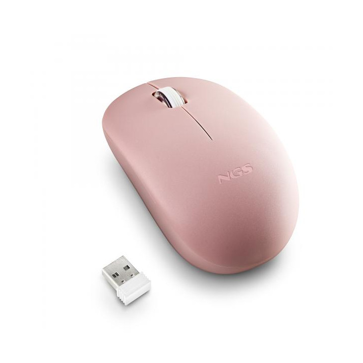 NGS Mouse Wireless Fog Pro 1000dpi 2tasti Pink