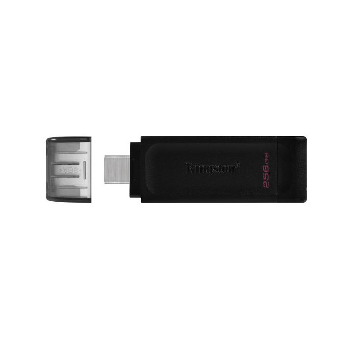 Kingston Pendrive USB-C 3.2256GB DT70/256GB Black