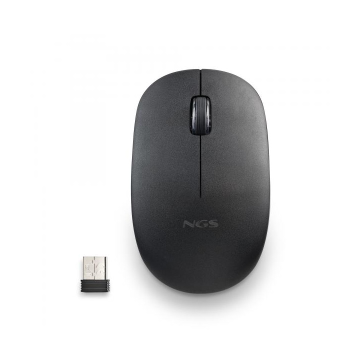 NGS Mouse Wireless Fog Pro 1000dpi 2tasti Black