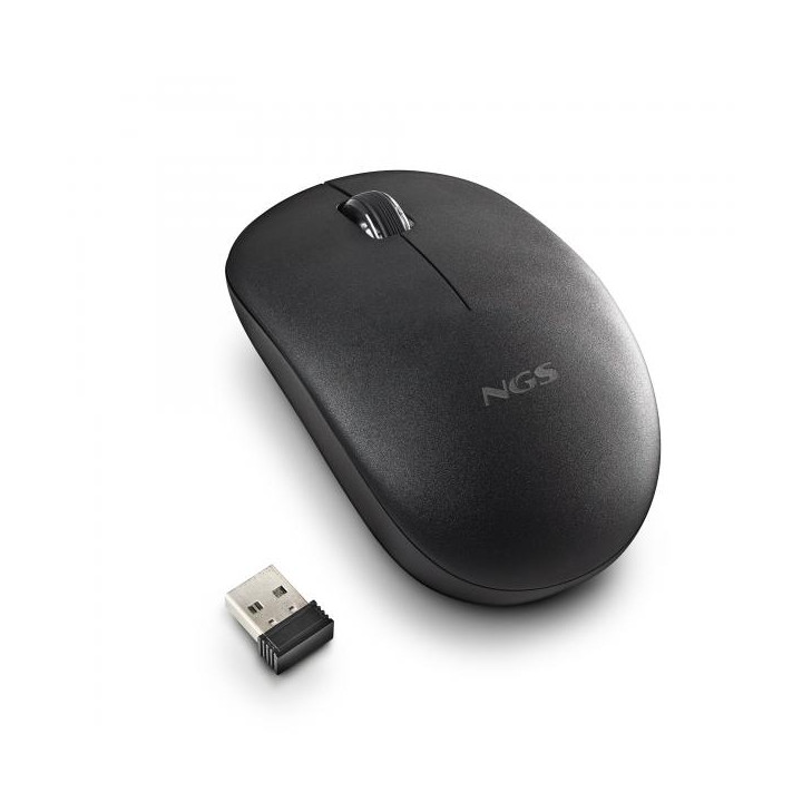 NGS Mouse Wireless Fog Pro 1000dpi 2tasti Black
