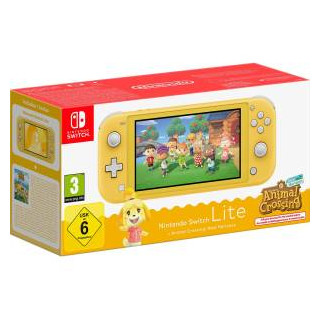 Switch lite Console Animal Crossing Yellow