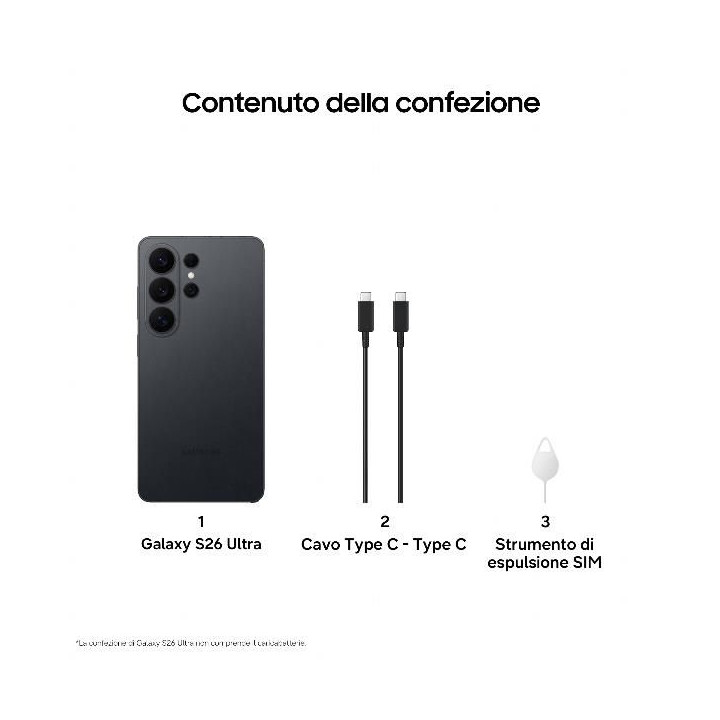 Samsung SM-S948 S26 Ultra 12+512GB 6.9" 5G Black EU
