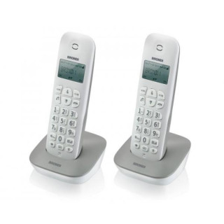 Telefono Cordless Brondi Gala Twin Bianco/Grigio