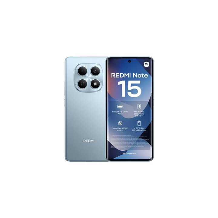 Xiaomi Redmi Note 15 8+256GB 6.77" NFC Glacier Blue DS EU
