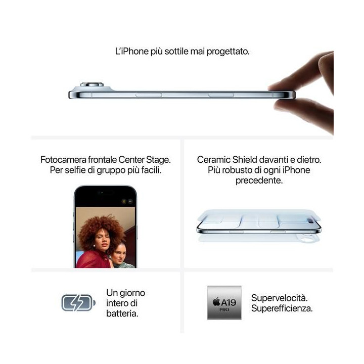 Apple iPhone Air 512GB 6,5"Sky Blue ITA MG2V4QL/A