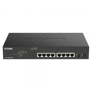 D-Link DGS-1100-10MPV2 e' uno switch di rete gigabit con 8 porte Gigabit e 2 porte SFP 10GbE