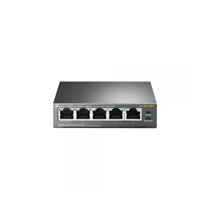 TP-Link TL-SF1005P è uno Switch Unmanaged con 5 porte.