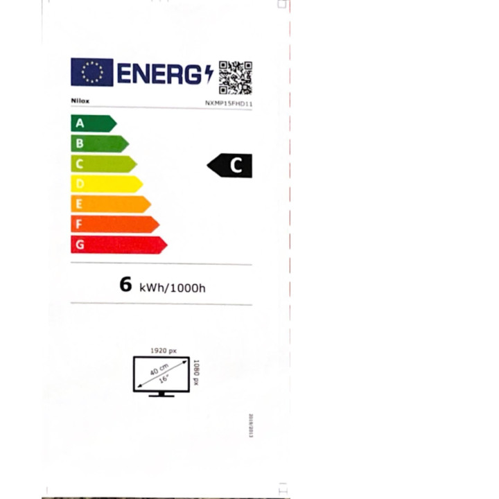 Nilox Tech Monitor Portatile 15.6" NXMP15FHD11 FHD/HDMI/USB-C
