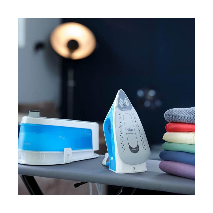Braun Ferro Da Stiro Con Caldaia 1.5 Lt 2400w Bianco/Blu