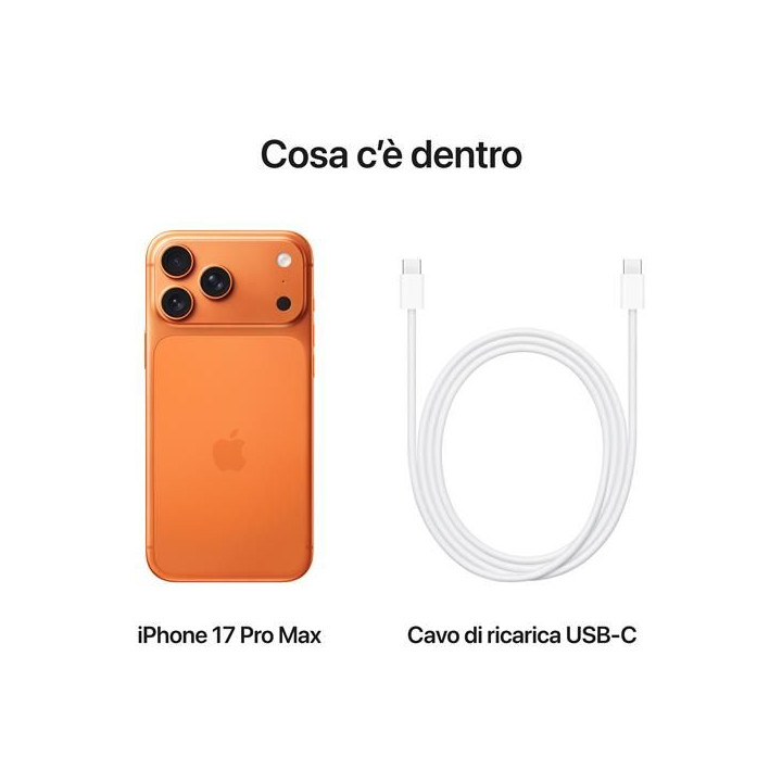 Apple iPhone 17 Pro Max 256GB 6,9" Cosmic Orange ITA MFYN4QL/A