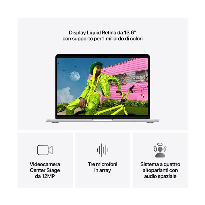 Apple MacBook Air 2026 13" M5 10C/10G 16/1TB Silver MDH84T/A