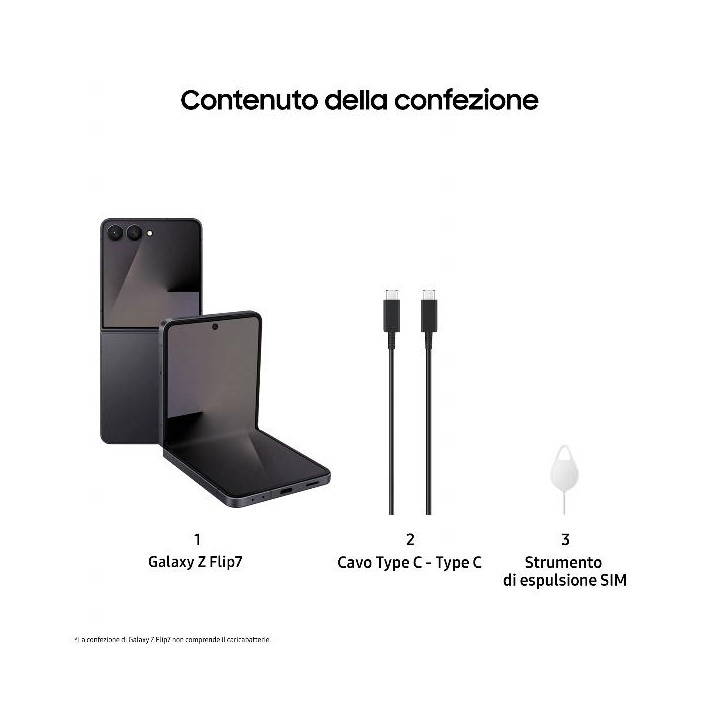 Samsung SM-F766B Z Flip 7 12+256GB 4.1"/6.9" 5G Jet Black EU