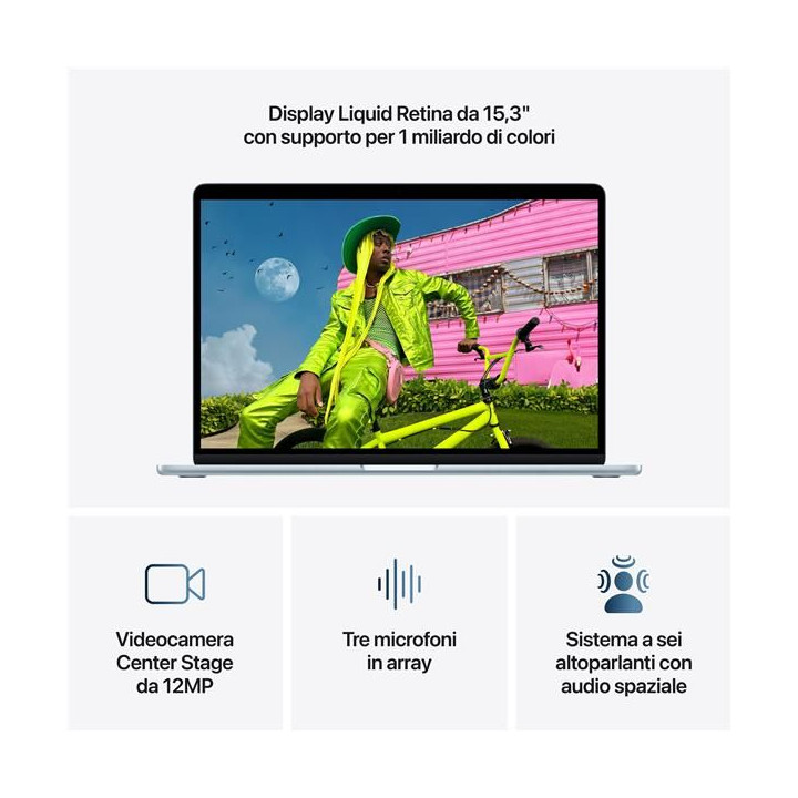 Apple MacBook Air 2026 15" M5 10C/10G 24/1TB Sky Blue MDVU4T/A