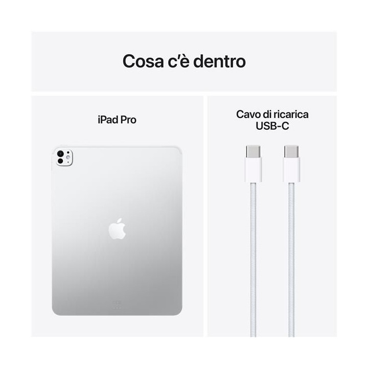 Apple iPad Pro 2025 8Gen 13" 256GB M5 Silver ITA MDYK4TY/A