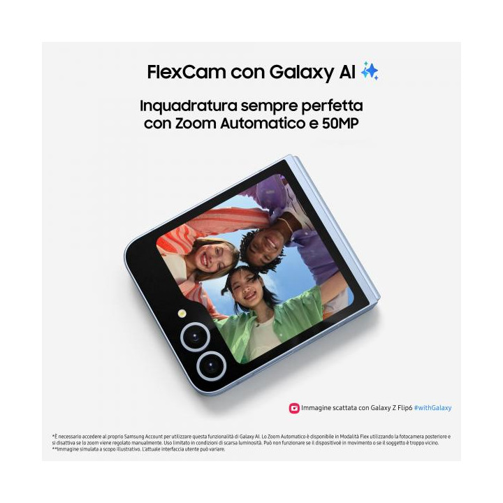 Samsung SM-F741B Z Flip 6 12+512GB 3.4"/6.7" 5G Mint ITA