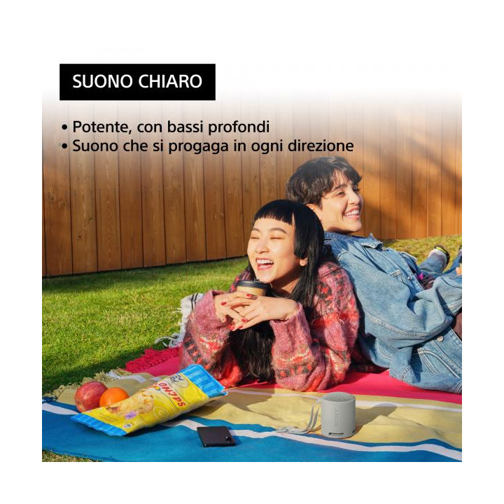 Sony SRS-XB100 Speaker Wireless Bluetooth Grigio