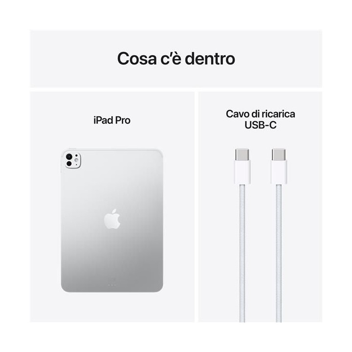 Apple iPad Pro 2025 6Gen 11" 512GB M5 Silver ITA MDWN4TY/A