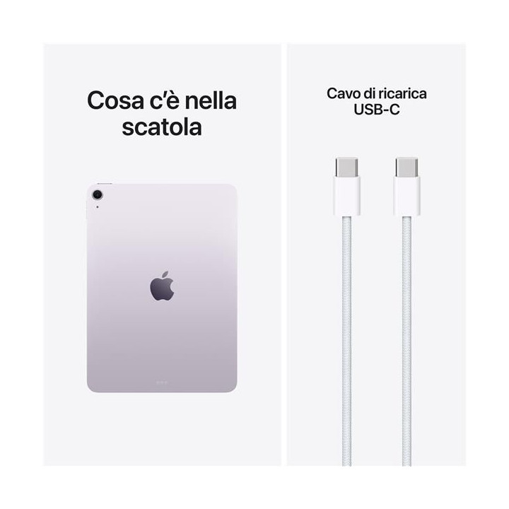 Apple iPad Air 2026 8Gen 11" 128GB M4 Purple ITA MH344TY/A
