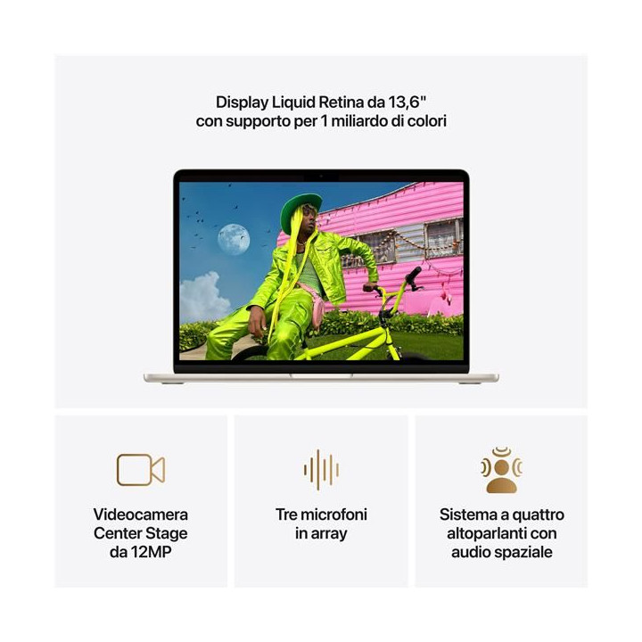 Apple MacBook Air 2026 13" M5 10C/10G 24/1TB Starlight MDHD4T/A