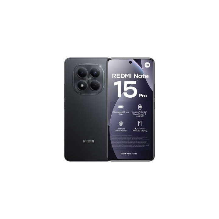 Xiaomi Redmi Note 15 Pro 8+256GB 6.77" Black EU