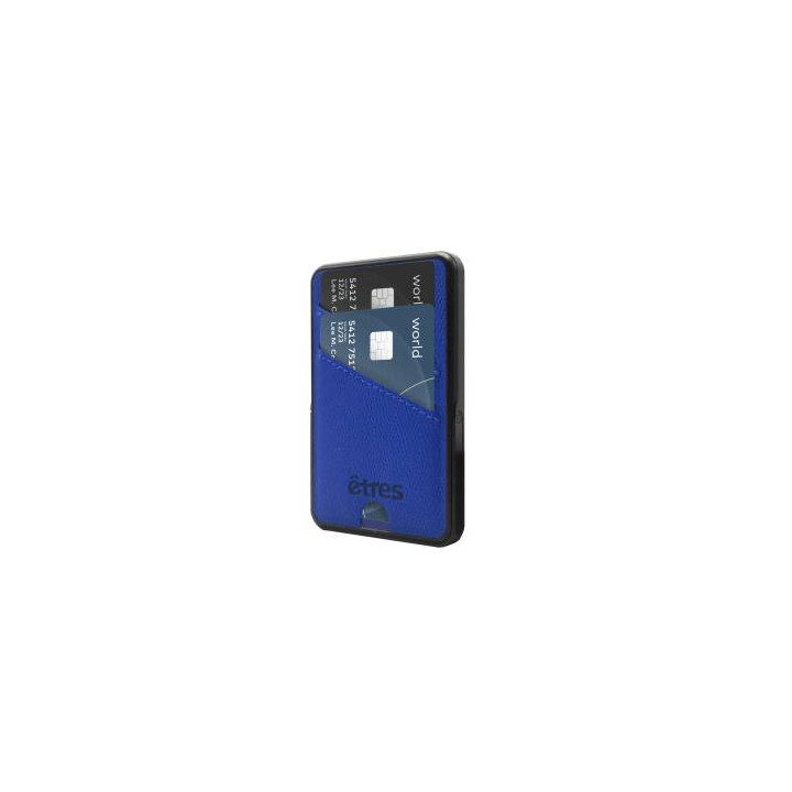 Etres Powerbank 5000mAh Wireless Magnetico con Portacarte Blue